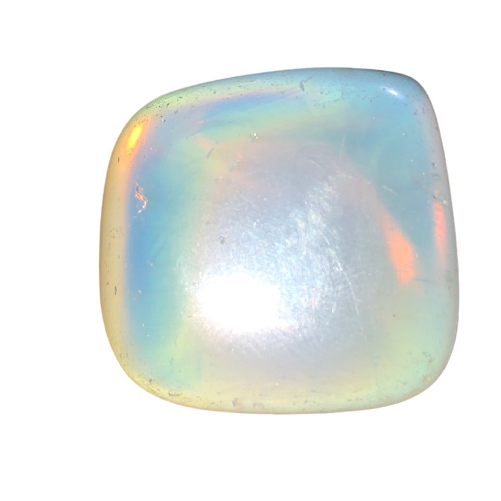 Opalite Crystal Set β Tumbled Palm Stone & Point β 28g Total - Picture 6 of 10